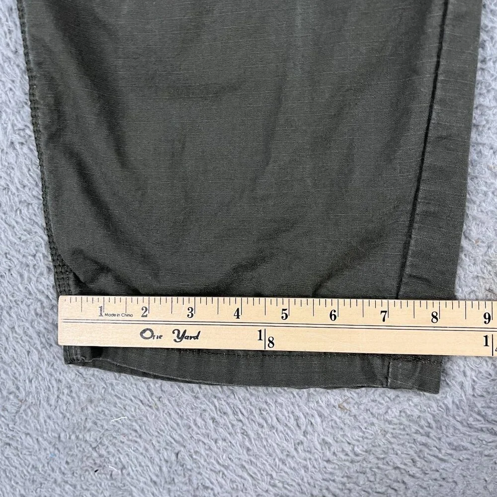 Wrangler Pants Mens 40x28 Relaxed Ripstop‎ Workwear Green High Rise